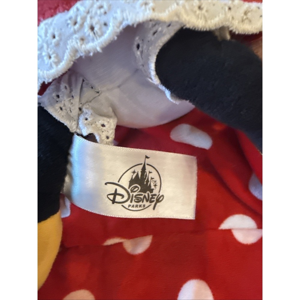 Disney Parks Soft Mickey & Minnie Mouse  Backpack W/ Attached Soft Plush Toy - Picture 6 of 9